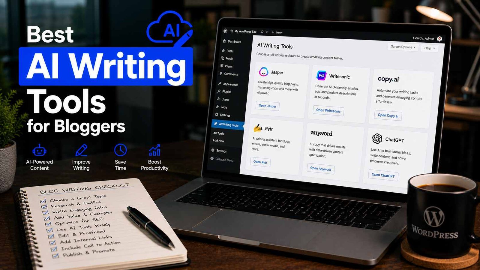 Best AI Writing Tools for Bloggers