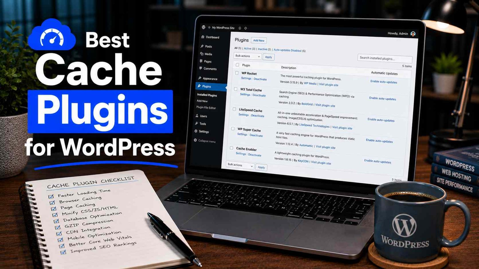 Best Cache Plugins for WordPress