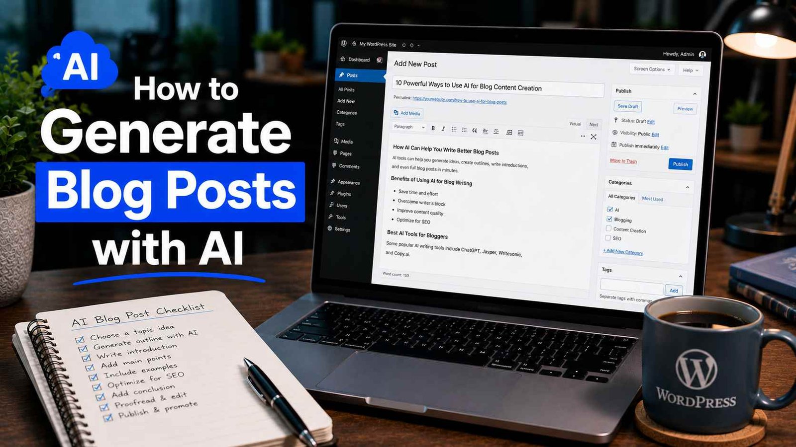 How to Generate Blog Posts with AI