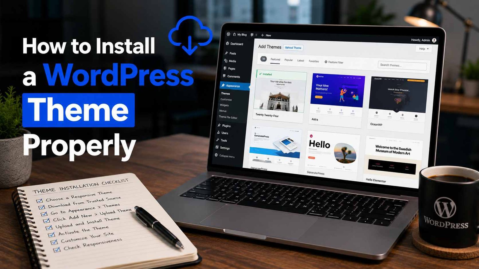 How to Install a WordPress Theme Properly